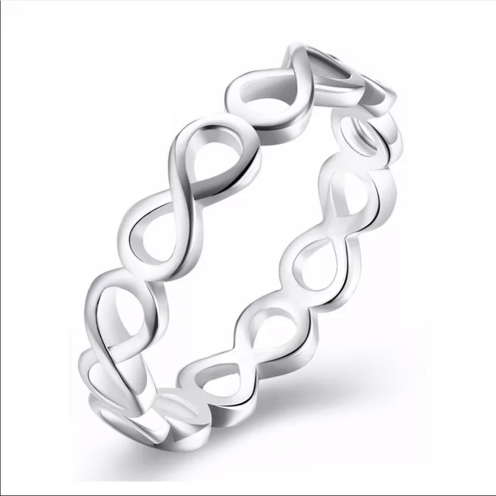 New Infinity 925 Silver Classic Design Delicate 💍 - Picture 5 of 6